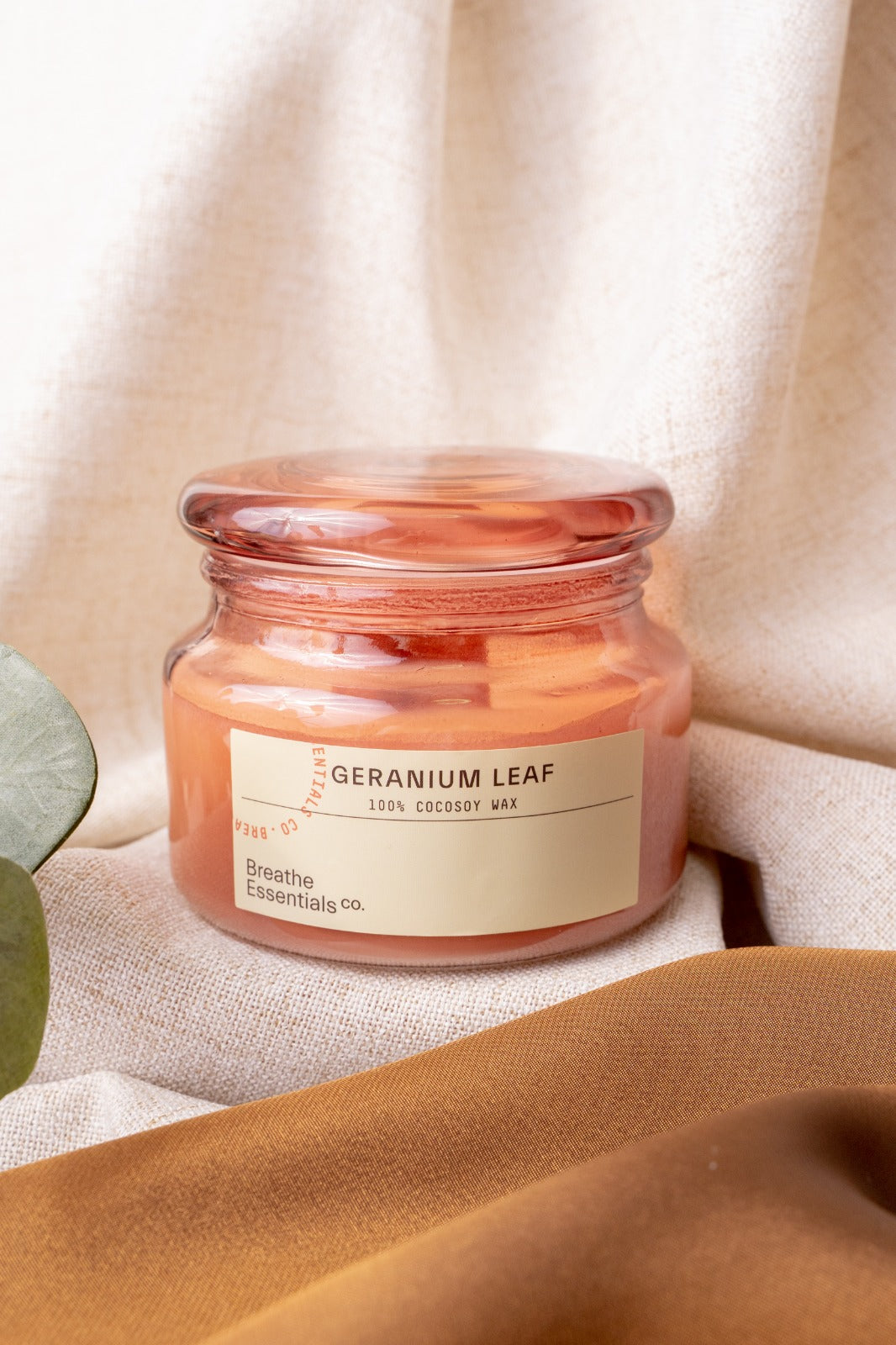 Geranium Leaf Cocosoy Scented Candle | Breathe Essentials Co